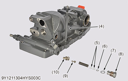 Hệ thống thủy lực máy cày Kubota L5018 - Kiểm tra - Tháo lắp - Bảo dưỡng - Sửa chữa